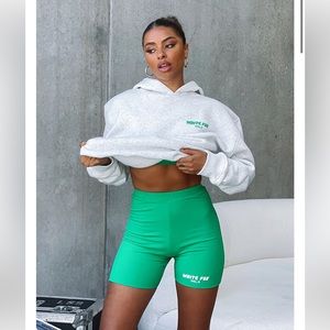 White Fox Boutique Offstage Ribbed Bike Shorts Amazon Size XS, Worn Once